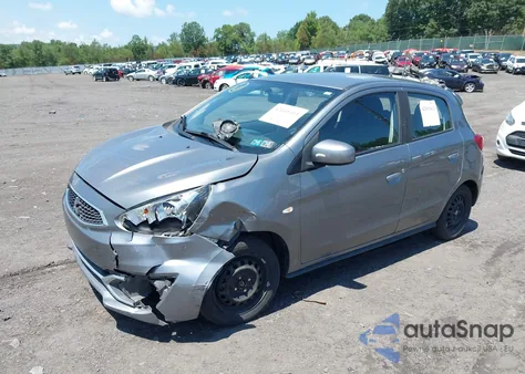 2018 Mitsubishi Mirage Es from USA, damaged, VIN ML32A3HJ5JH007570